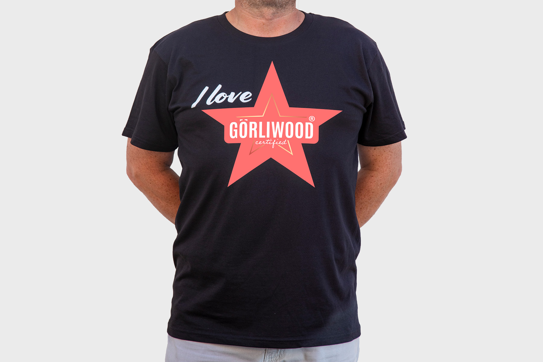 Herren-T-Shirt „I love Görliwood®“ Herren-T-Shirt „I love Görliwood®“